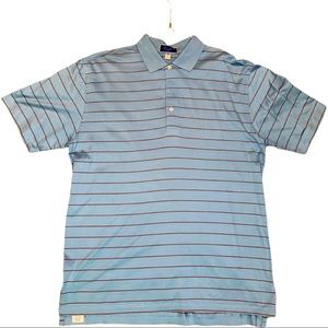 Tom James Men’s Striped Golf Shirt